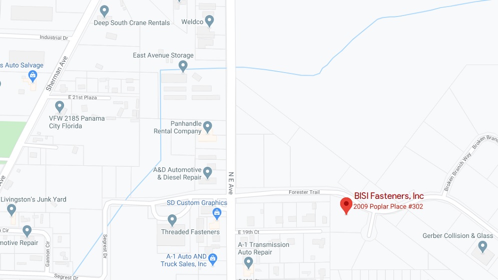 Bisi Fasteners, Inc. Location